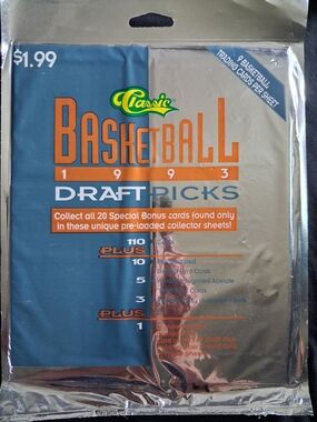 Classic Basketball Draft Picks Pack – Blue & Orange